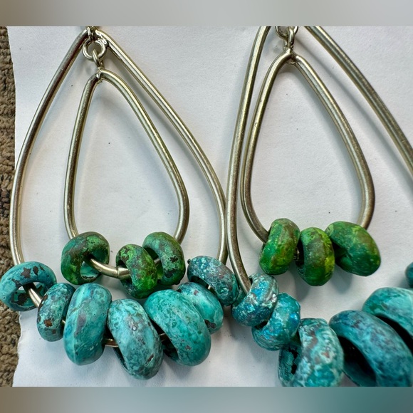 Turquoise earrings - Picture 4 of 6